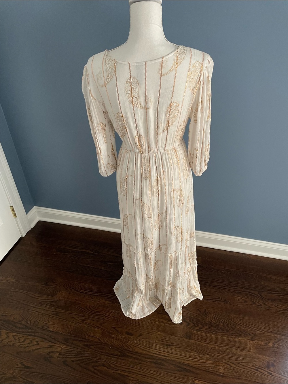 Anthropology M 2 Magic Boho Goddess Maxi Dress - Picture 3 of 8